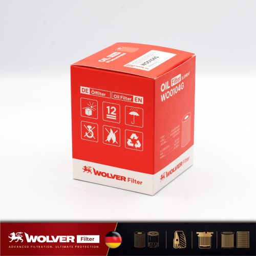 Lọc Nhớt Động Cơ: Wolver WO0104G